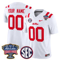 Ole Miss Rebels 2026 Sugar Bowl Vapor Limited Custom Jersey - All Stitched