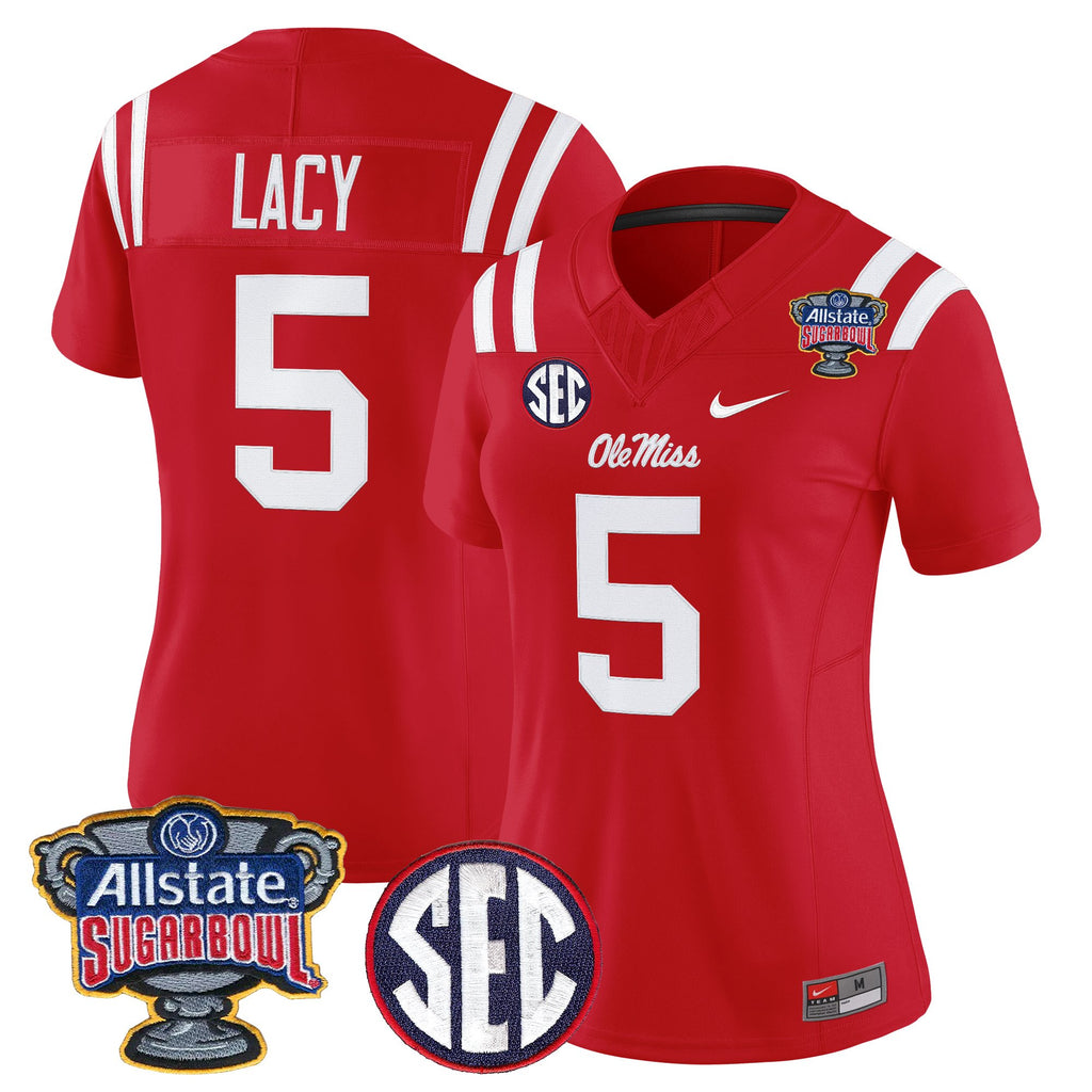 Women's Ole Miss Rebels 2026 Sugar Bowl Vapor Limited Jersey - All Stitched