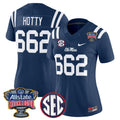 Women's Ole Miss Rebels 2026 Sugar Bowl Vapor Limited Jersey - All Stitched