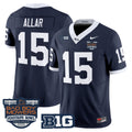 Men's Penn State Nittany Lions Throwback Vapor Limited Jersey - Pinstripe Bowl Patch - All Stitched