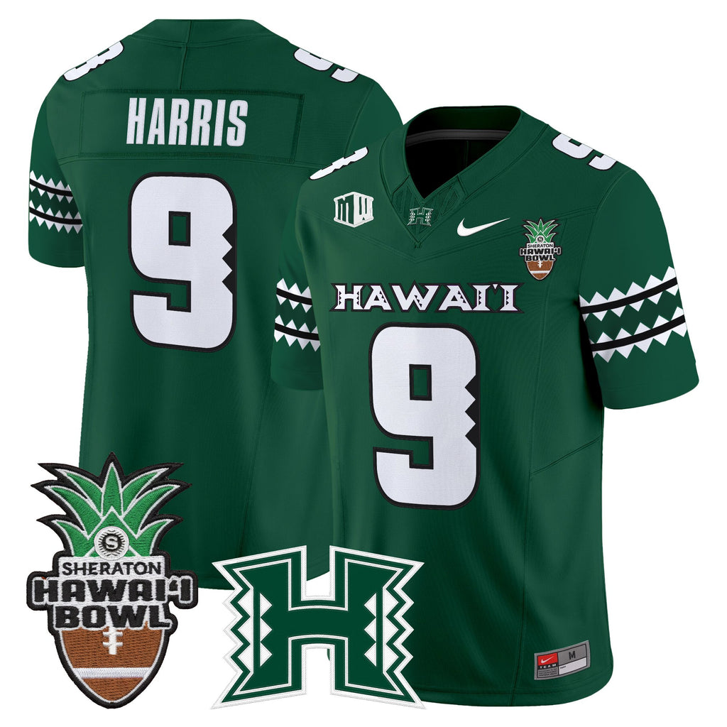 Men's Hawai'i Rainbow Warriors 2025 Hawai'i Bowl Vapor Limited Jersey - All Stitched