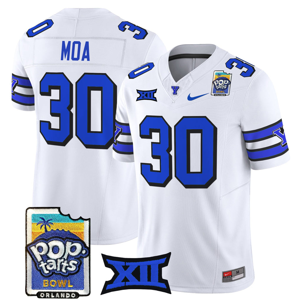 Men's BYU Cougars 2025 Pop-Tarts Bowl Vapor Limited Jersey - All Stitched