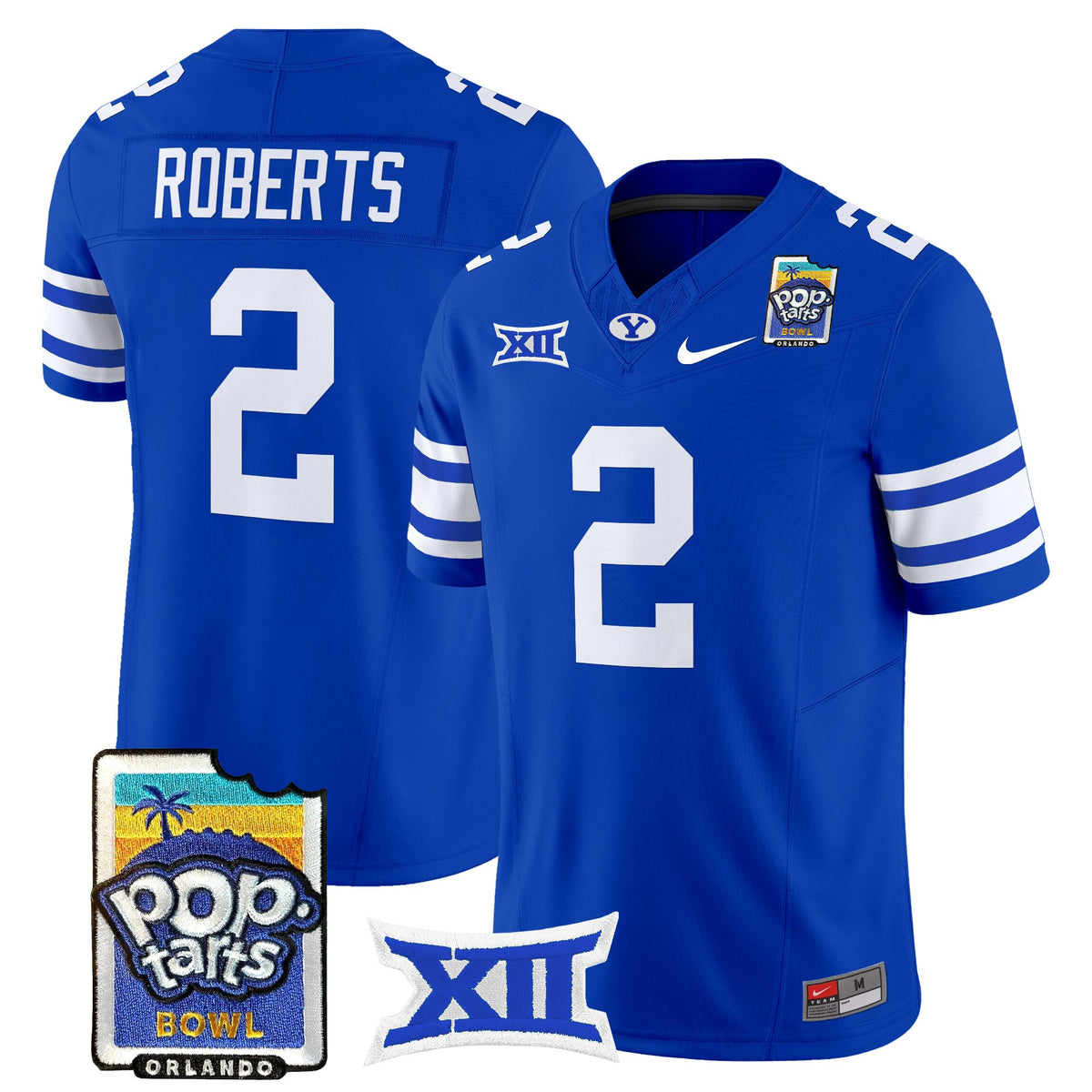 Men's BYU Cougars 2025 Pop-Tarts Bowl Vapor Limited Jersey - All Stitched