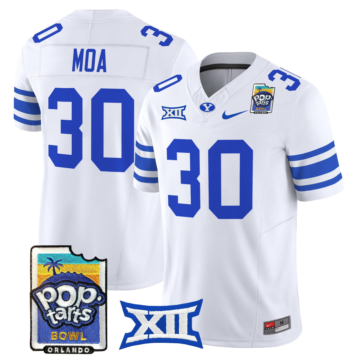 Men's BYU Cougars 2025 Pop-Tarts Bowl Vapor Limited Jersey - All Stitched