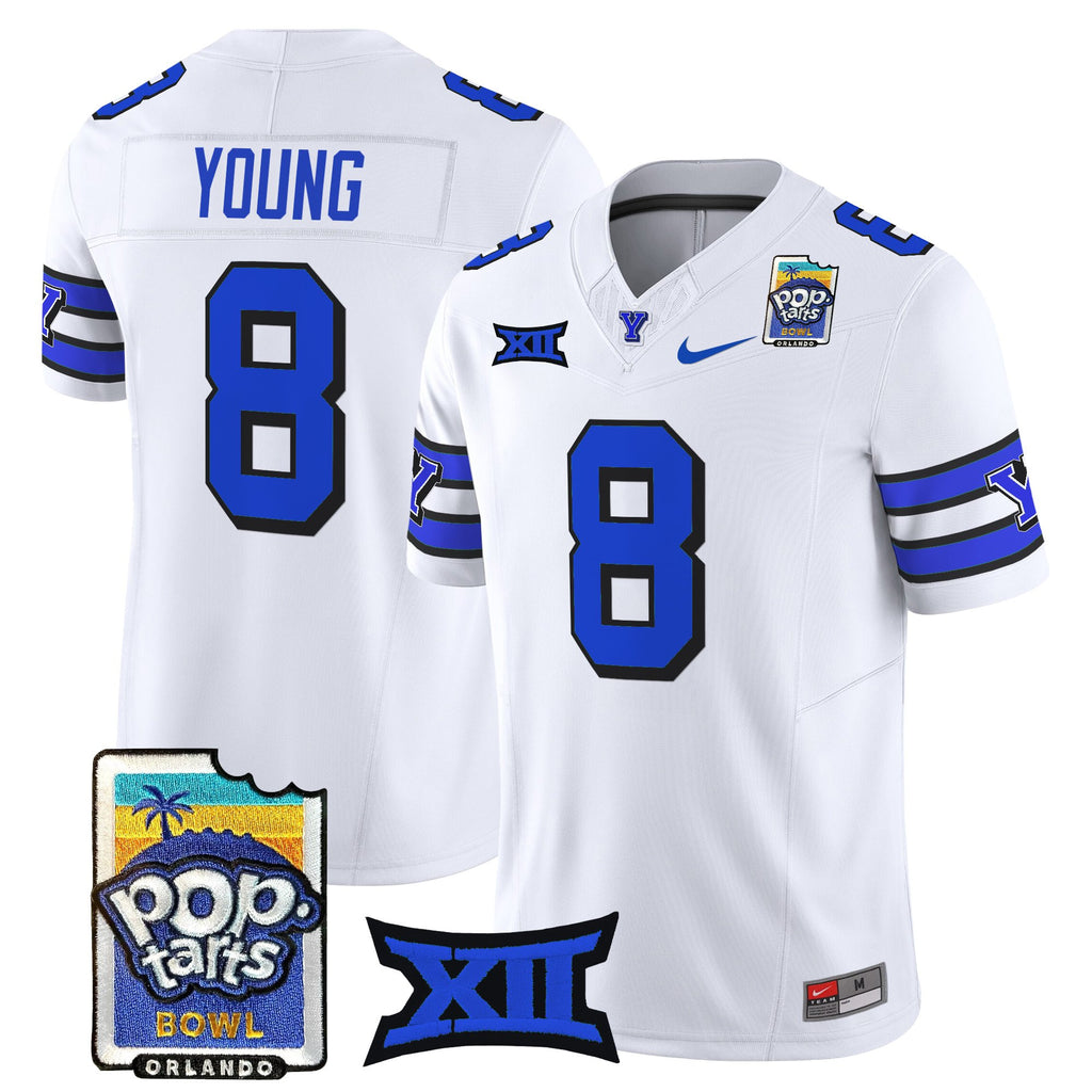Men's BYU Cougars 2025 Pop-Tarts Bowl Vapor Limited Jersey - All Stitched