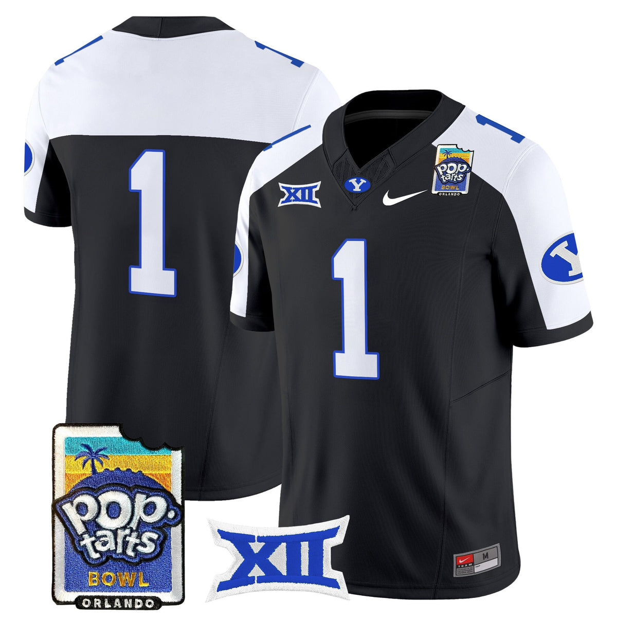 Men's BYU Cougars 2025 Pop-Tarts Bowl Vapor Limited Jersey - All Stitched