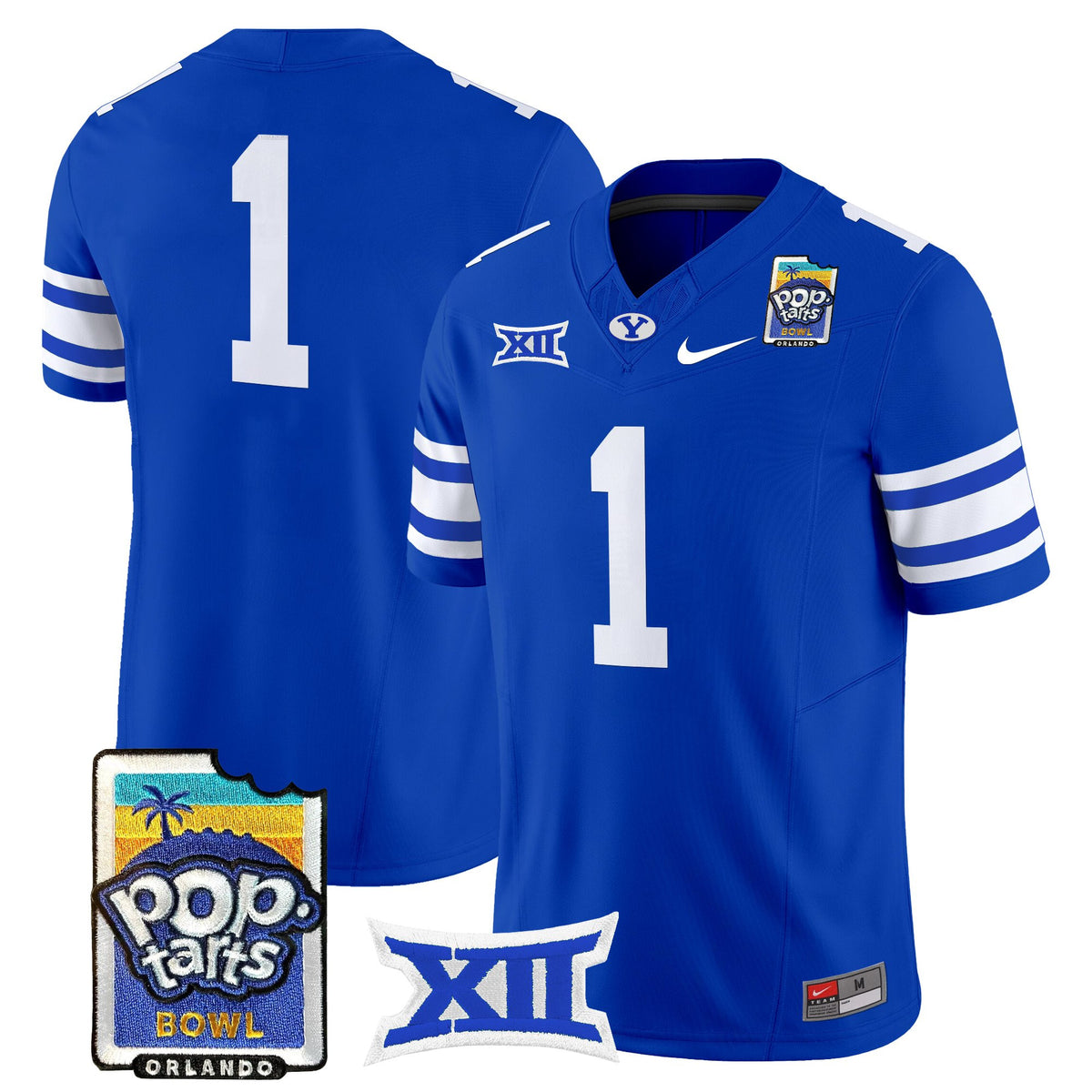 Men's BYU Cougars 2025 Pop-Tarts Bowl Vapor Limited Jersey - All Stitched