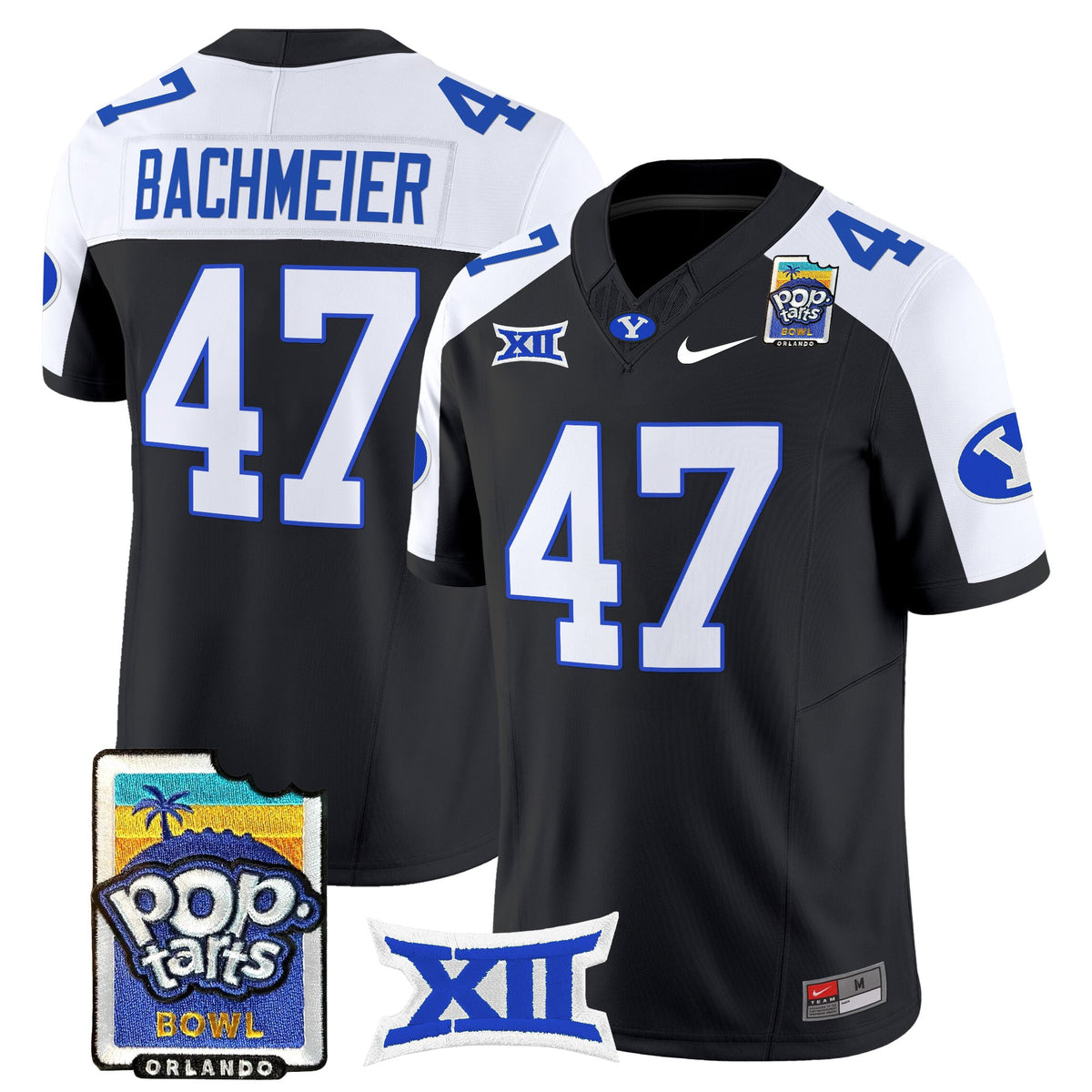 Men's BYU Cougars 2025 Pop-Tarts Bowl Vapor Limited Jersey - All Stitched