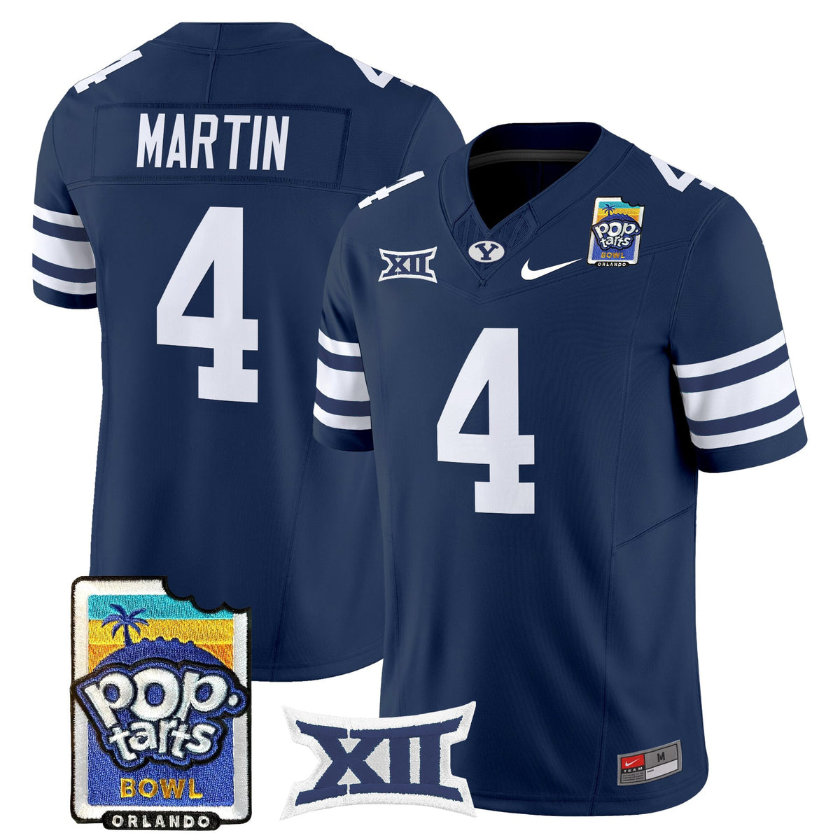 Men's BYU Cougars 2025 Pop-Tarts Bowl Vapor Limited Jersey - All Stitched