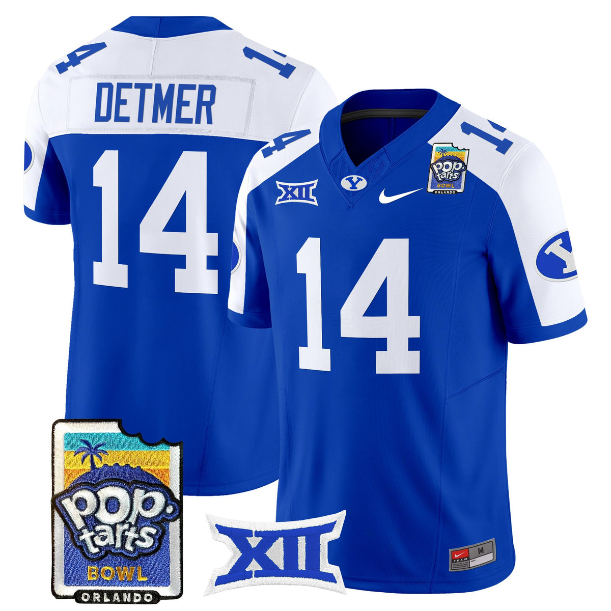 Men's BYU Cougars 2025 Pop-Tarts Bowl Vapor Limited Jersey - All Stitched