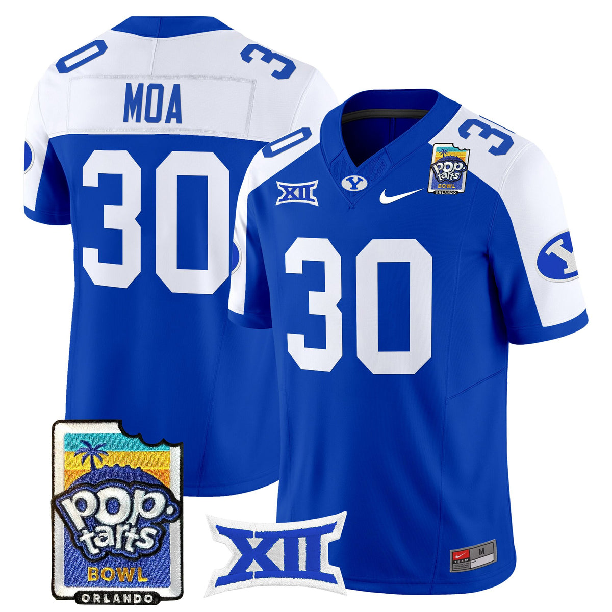 Men's BYU Cougars 2025 Pop-Tarts Bowl Vapor Limited Jersey - All Stitched