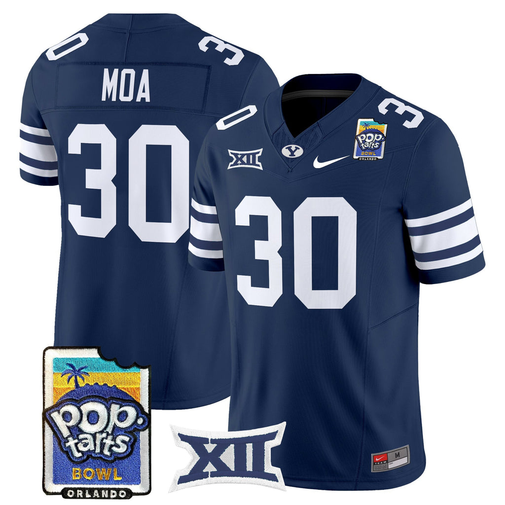 Men's BYU Cougars 2025 Pop-Tarts Bowl Vapor Limited Jersey - All Stitched
