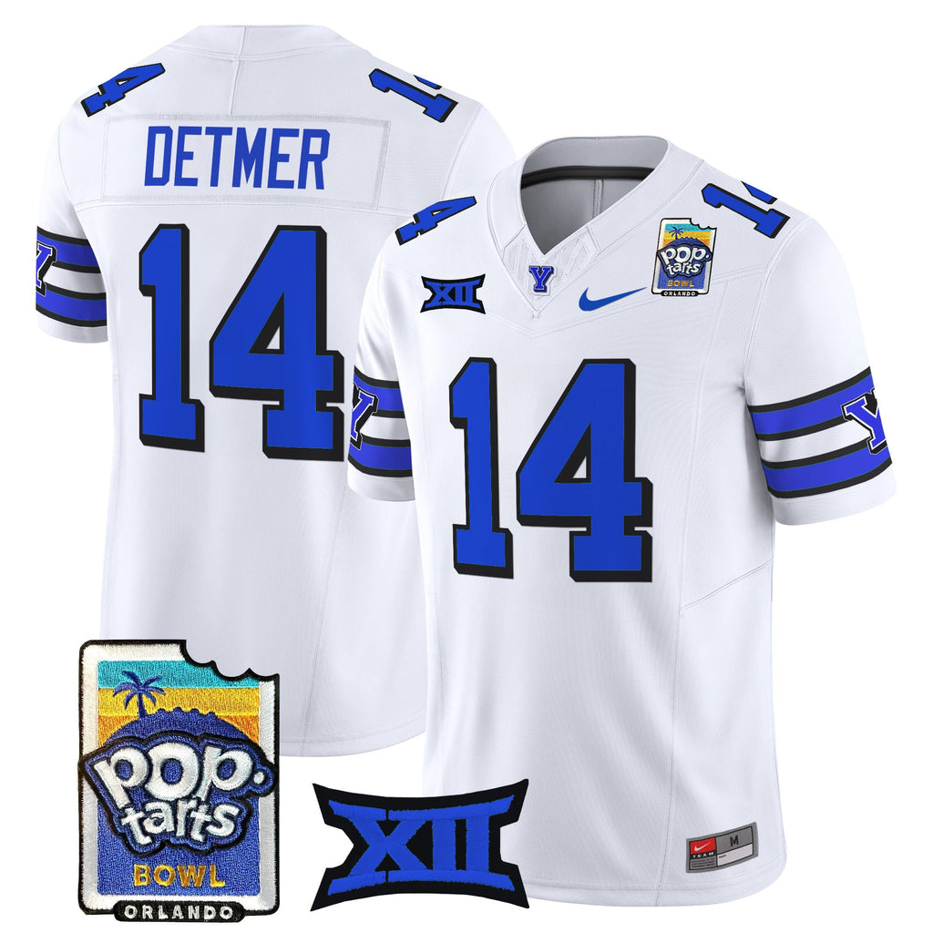 Men's BYU Cougars 2025 Pop-Tarts Bowl Vapor Limited Jersey - All Stitched