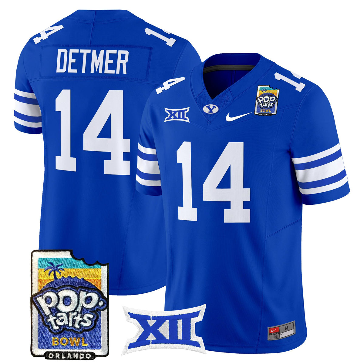 Men's BYU Cougars 2025 Pop-Tarts Bowl Vapor Limited Jersey - All Stitched
