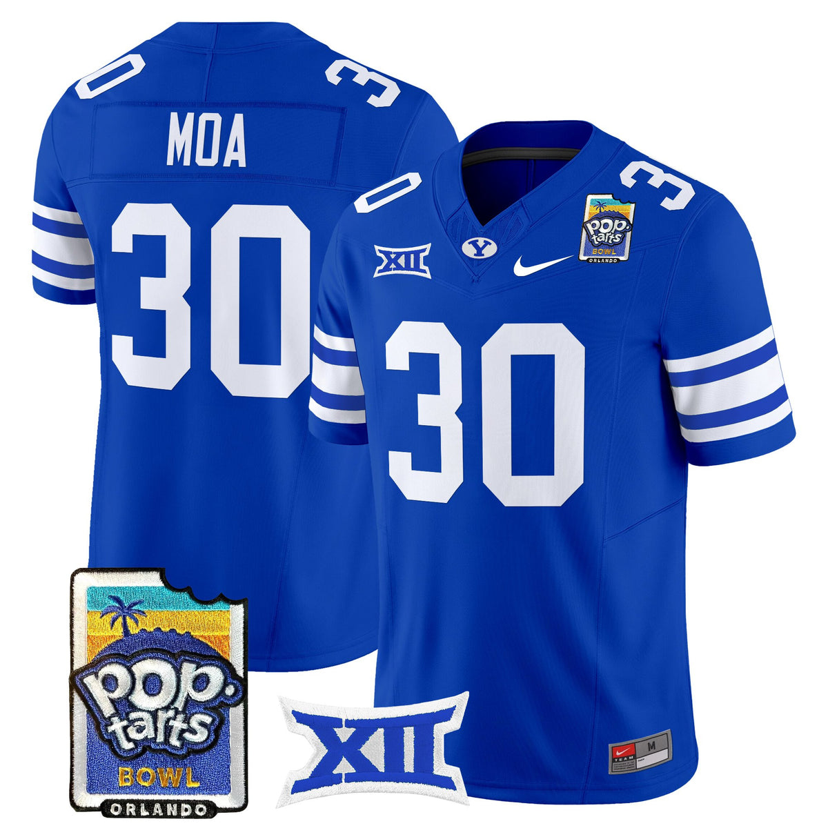 Men's BYU Cougars 2025 Pop-Tarts Bowl Vapor Limited Jersey - All Stitched