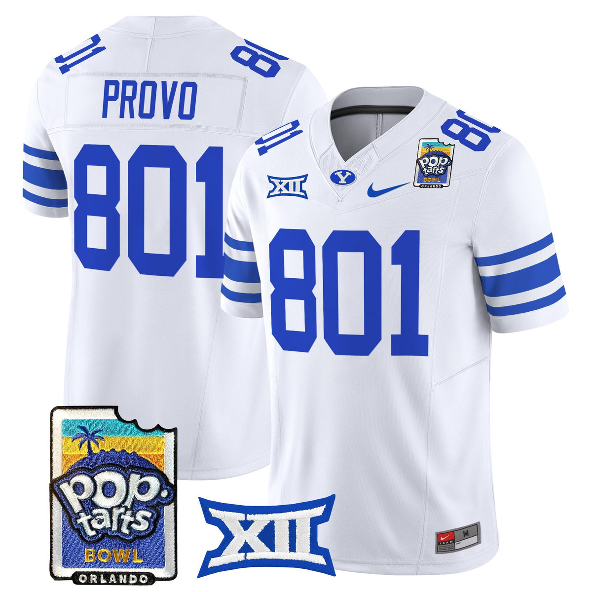 Men's BYU Cougars 2025 Pop-Tarts Bowl Vapor Limited Jersey - All Stitched