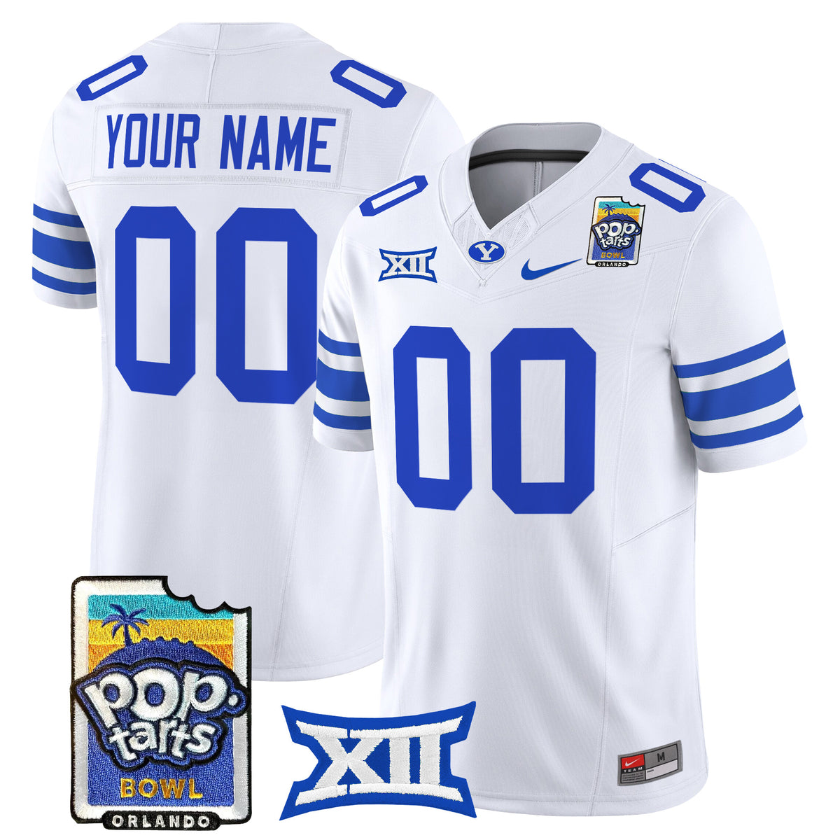 BYU Cougars 2025 Pop-Tarts Bowl Vapor Limited Custom Jersey - All Stitched