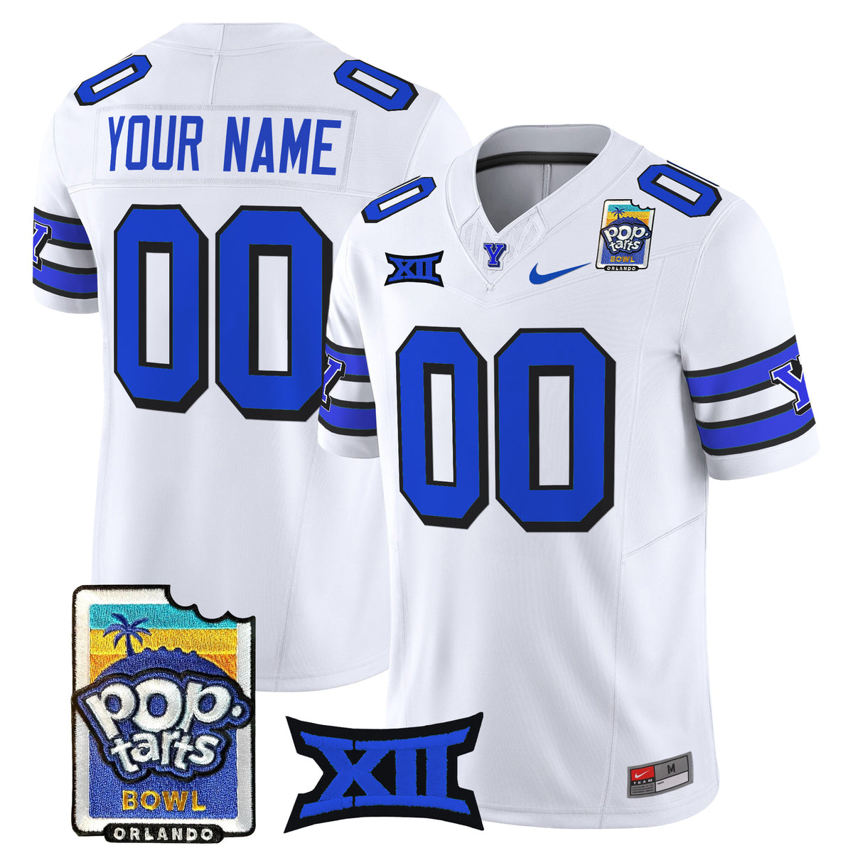BYU Cougars 2025 Pop-Tarts Bowl Vapor Limited Custom Jersey - All Stitched