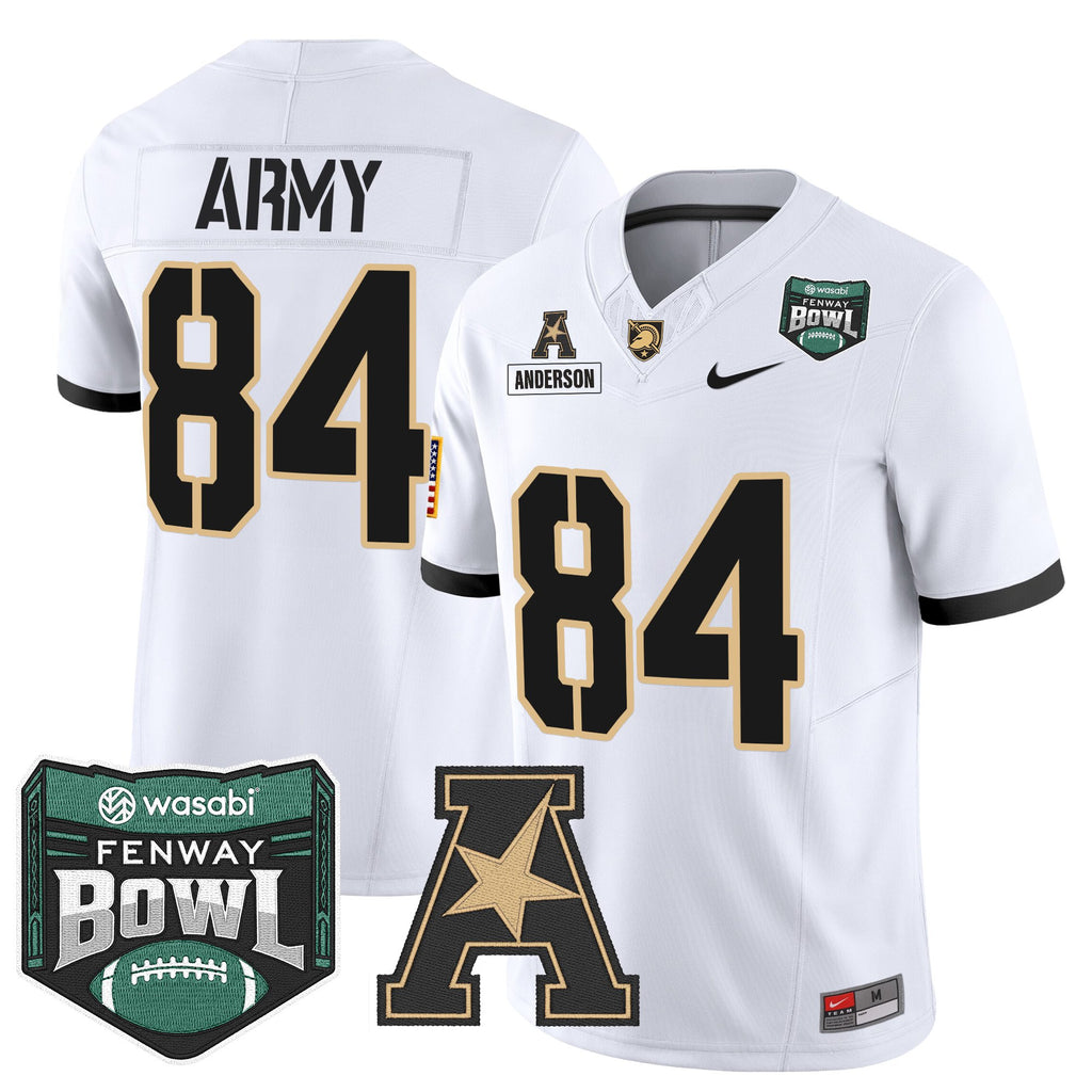 Men's Army Black Knights 2025 Fenway Bowl Vapor Limited Jersey - All Stitched