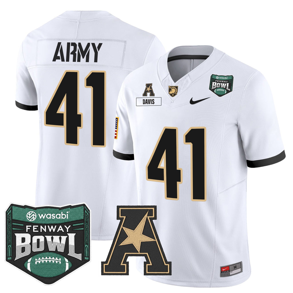 Men's Army Black Knights 2025 Fenway Bowl Vapor Limited Jersey - All Stitched