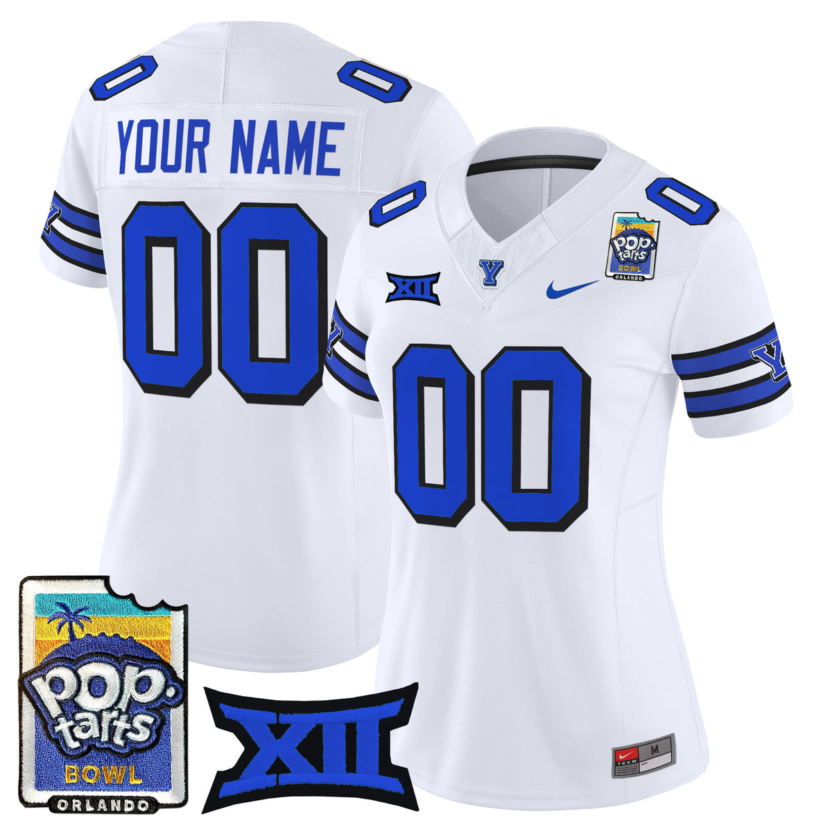BYU Cougars 2025 Pop-Tarts Bowl Vapor Limited Custom Jersey - All Stitched