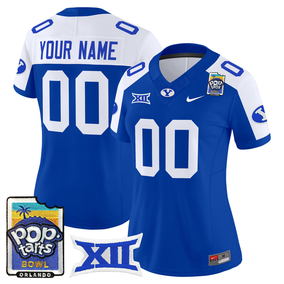 BYU Cougars 2025 Pop-Tarts Bowl Vapor Limited Custom Jersey - All Stitched