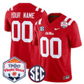 Ole Miss Rebels 2026 The Fiesta Bowl Vapor Limited Custom Jersey - All Stitched