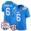 Men's Ole Miss Rebels 2026 The Fiesta Bowl Vapor Limited Jersey - All Stitched