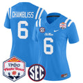 Women's Ole Miss Rebels 2026 The Fiesta Bowl Vapor Limited Jersey - All Stitched