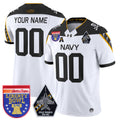 Navy Midshipmen 'Jolly Rogers Edition' Vapor Limited Custom Jersey - 2026 Liberty Bowl Patch - All Stitched