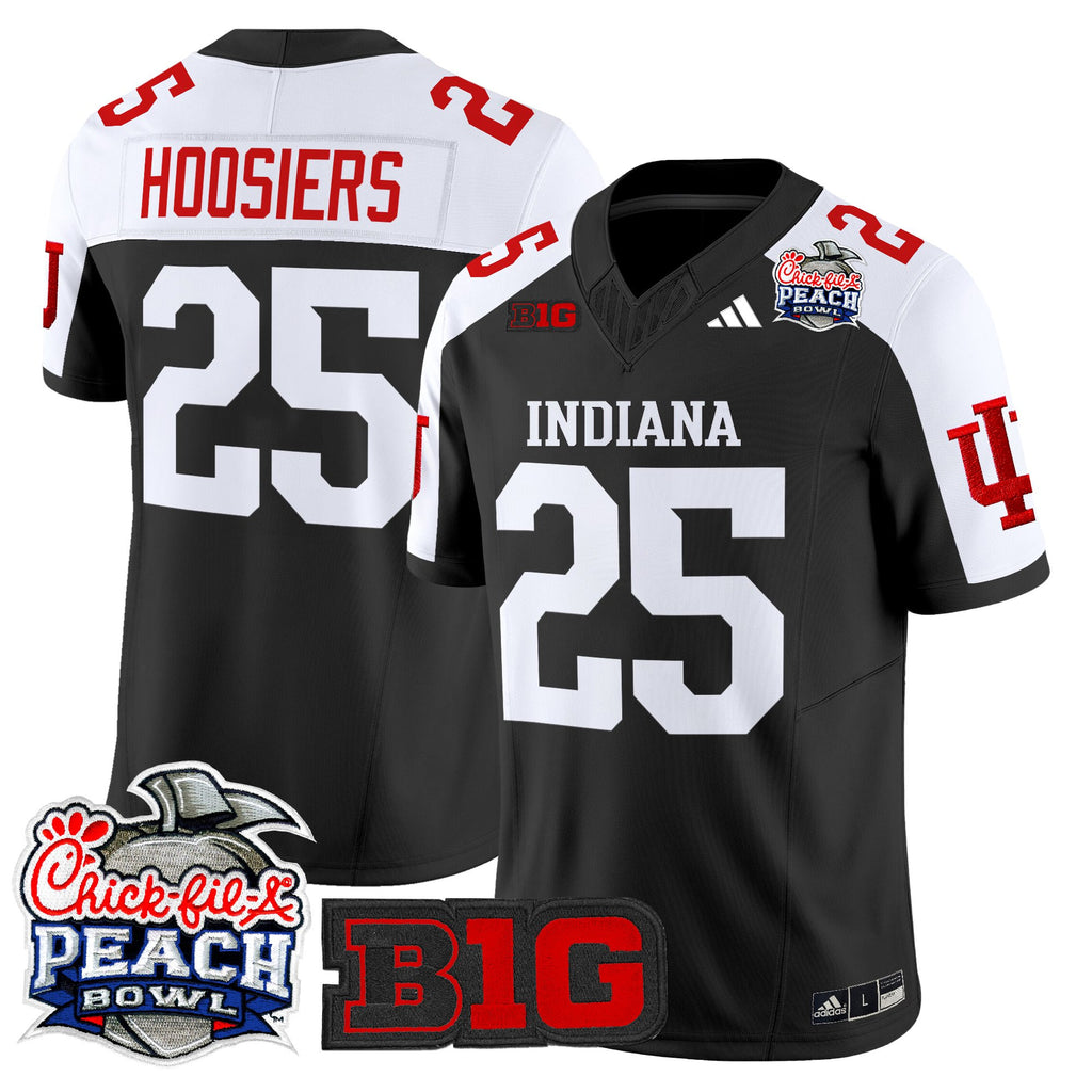 Men's Indiana Hoosiers 2026 Peach Bowl Vapor Limited Jersey V2 - All Stitched