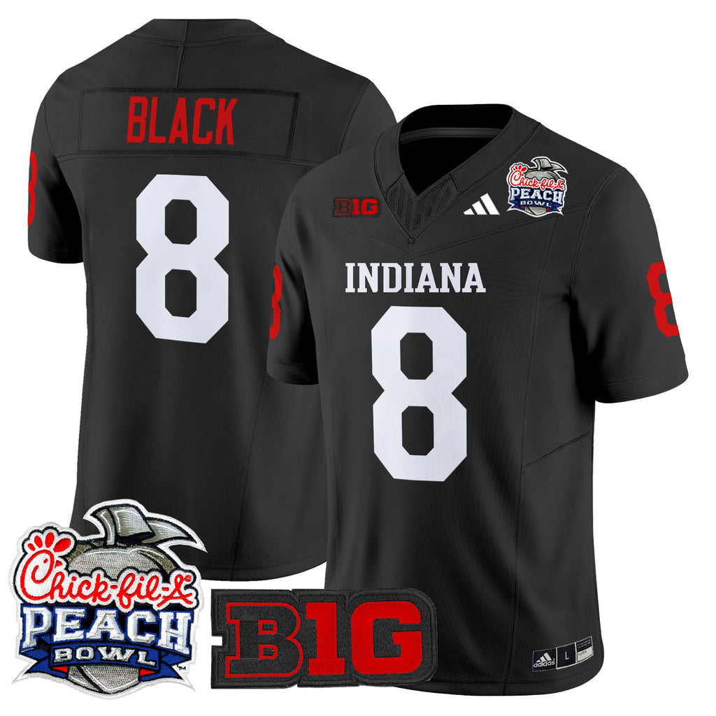 Men's Indiana Hoosiers 2026 Peach Bowl Vapor Limited Jersey V2 - All Stitched