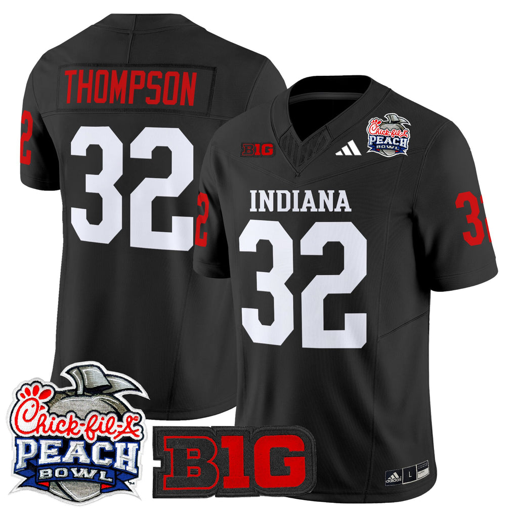 Men's Indiana Hoosiers 2026 Peach Bowl Vapor Limited Jersey V2 - All Stitched