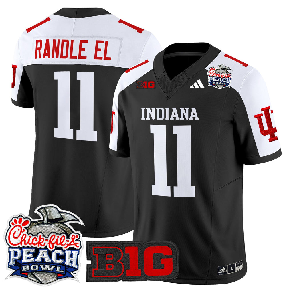 Men's Indiana Hoosiers 2026 Peach Bowl Vapor Limited Jersey V2 - All Stitched