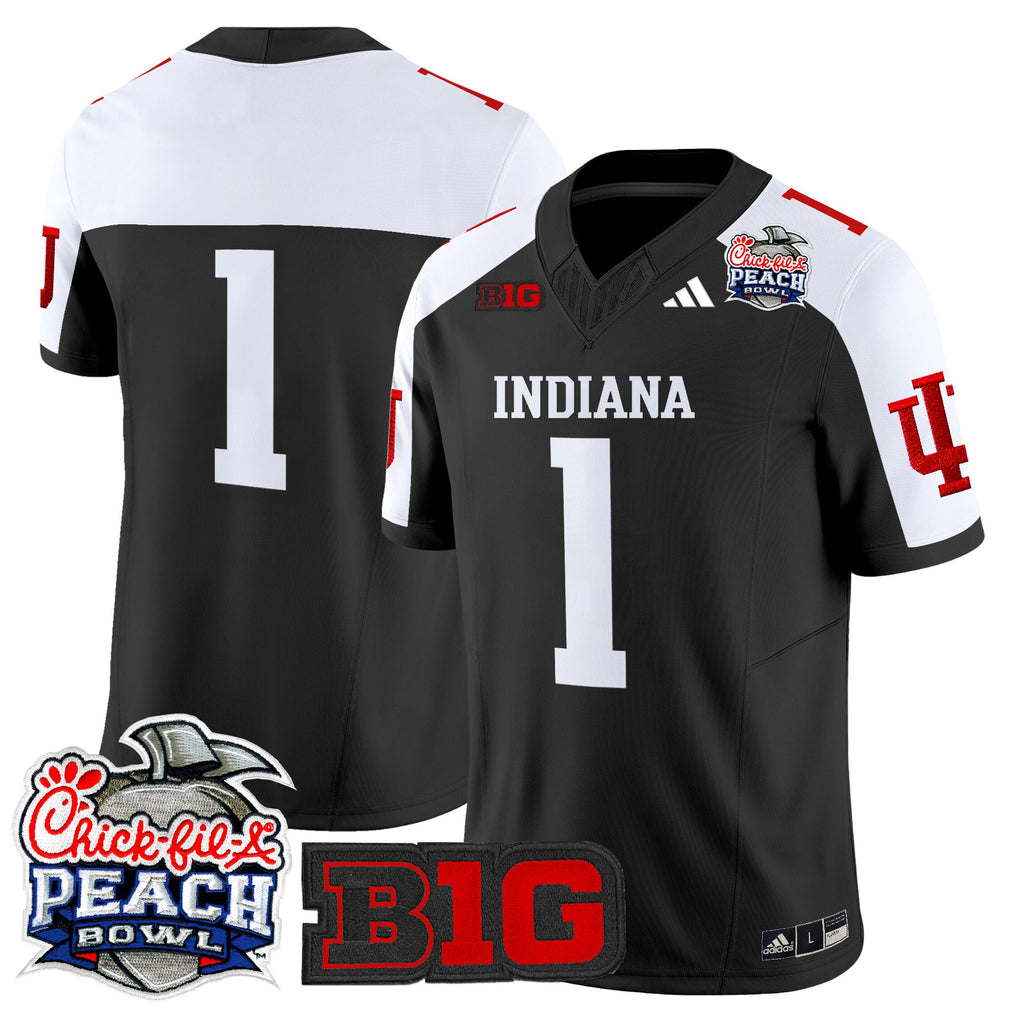 Men's Indiana Hoosiers 2026 Peach Bowl Vapor Limited Jersey V2 - All Stitched