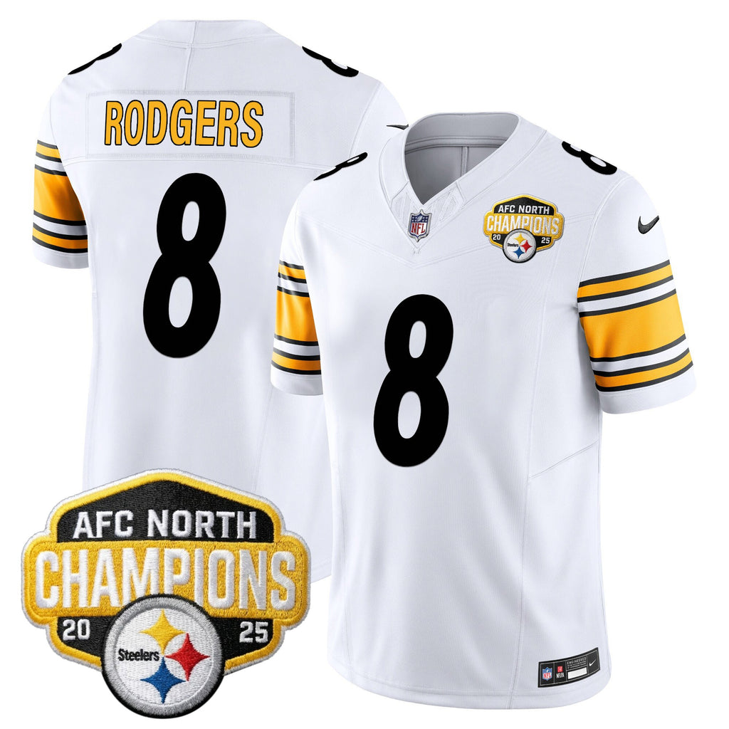 Men's Pittsburgh Steelers 2025 AFC North Division Champions Vapor Limited Jersey - All Stitched