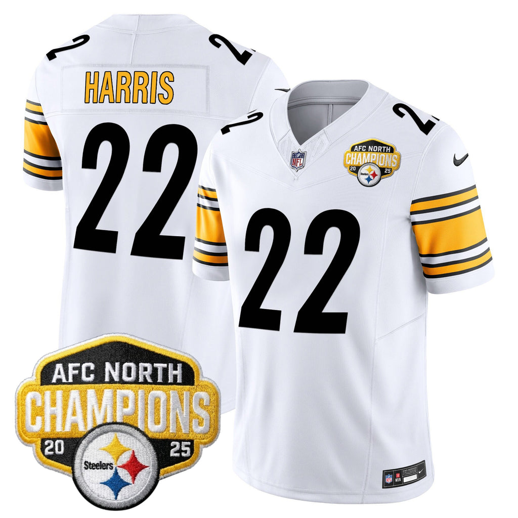 Men's Pittsburgh Steelers 2025 AFC North Division Champions Vapor Limited Jersey - All Stitched