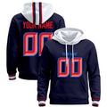 Deep Steel Blue Custom Pullover Hoodie