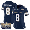 Women's Montana State Bobcats 2025 National Champions Vapor Limited Jersey - All Stitched