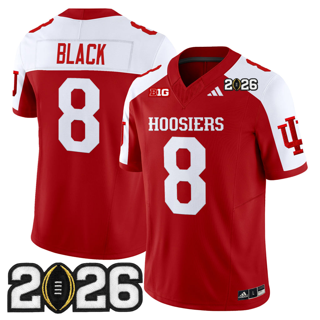 Men's Indiana Hoosiers 2026 CFP Final Patch Vapor Limited Jersey - All Stitched