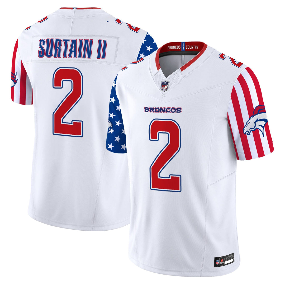 Men's Denver Broncos "America250 Edition" Vapor Limited Jersey - All Stitched