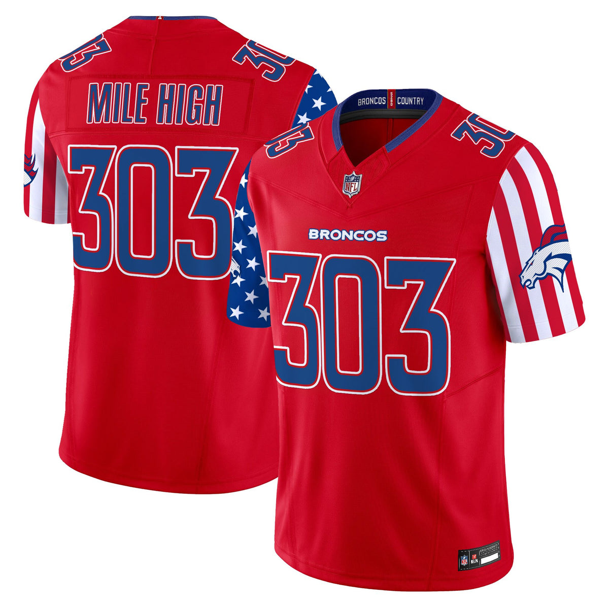 Men's Denver Broncos "America250 Edition" Vapor Limited Jersey - All Stitched