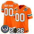 Miami Hurricanes "United States 250th Anniversary & 2026 CFP Final Patch" Vapor Limited Custom Jersey - All Stitched