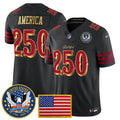 Men's San Francisco 49ers "United States 250th Anniversary Patch" Vapor Limited Jersey - All Stitched