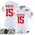 Women's Indiana Hoosiers 2026 CFP Final Patch Vapor Limited Jersey V4 - All Stitched
