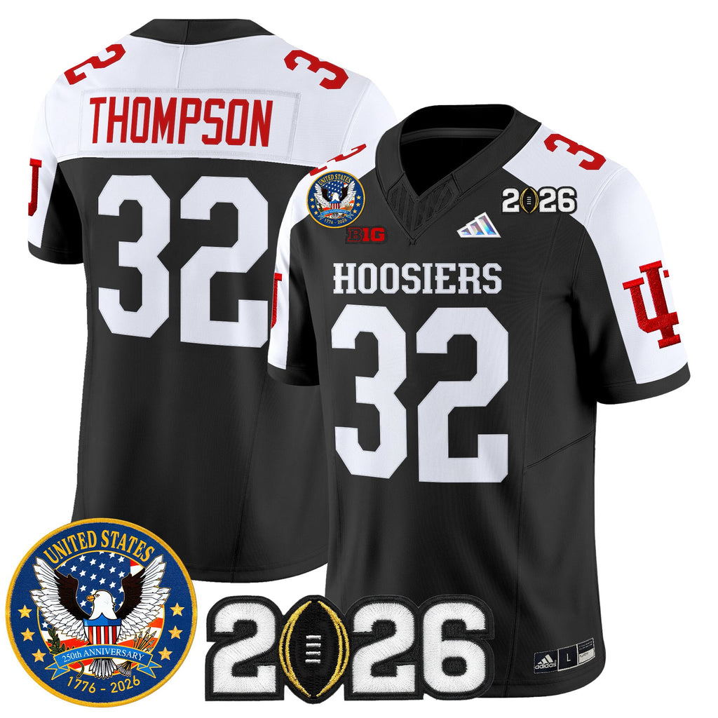 Men's Indiana Hoosiers "United States 250th Anniversary Patch" Vapor Limited Jersey - All Stitched