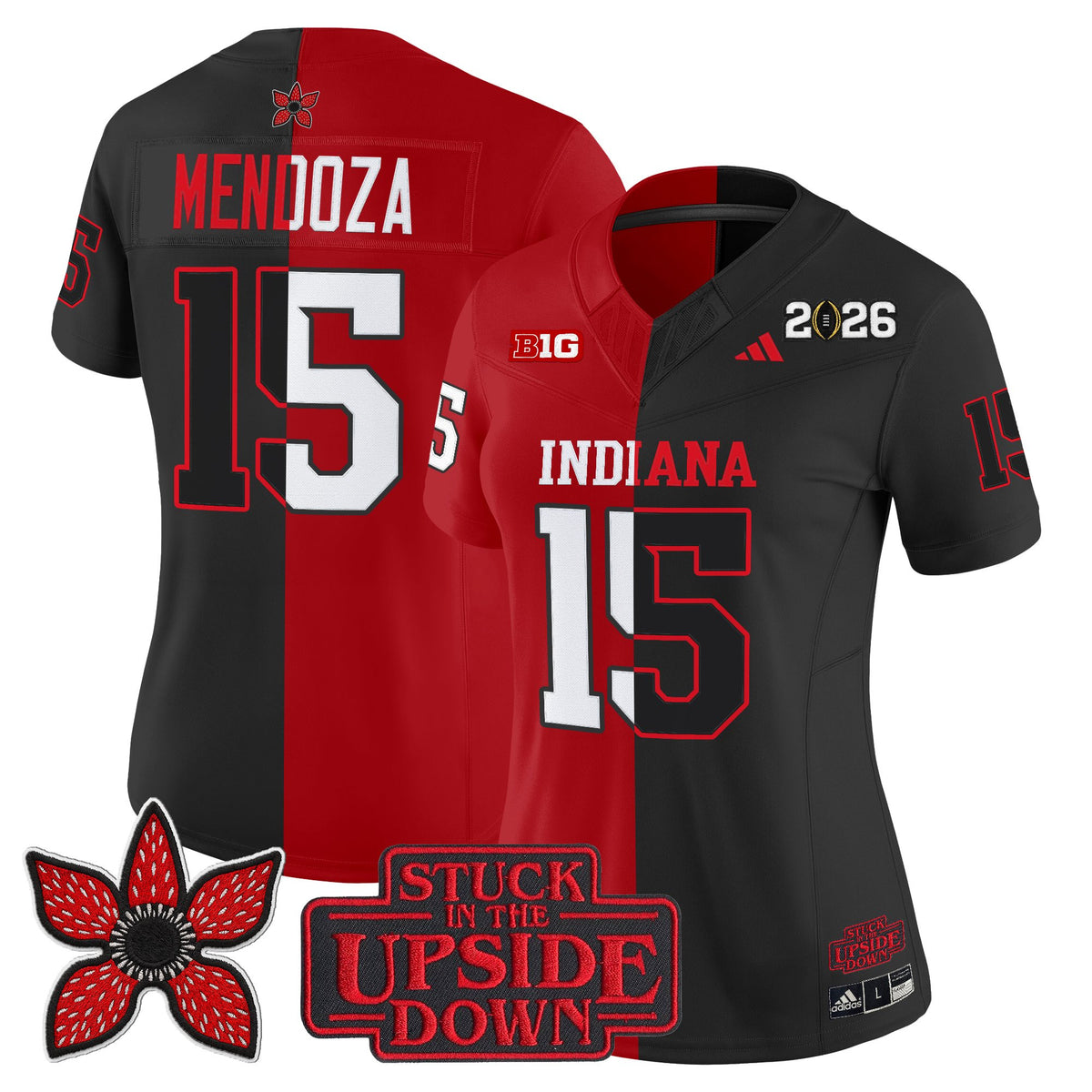 Indiana Hoosiers 'Upside Down Edition' Vapor Limited Jersey - All Stitched