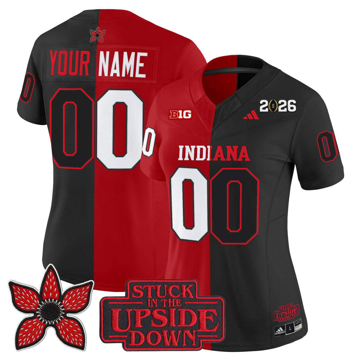Indiana Hoosiers 'Upside Down Edition' Vapor Limited Custom Jersey - All Stitched