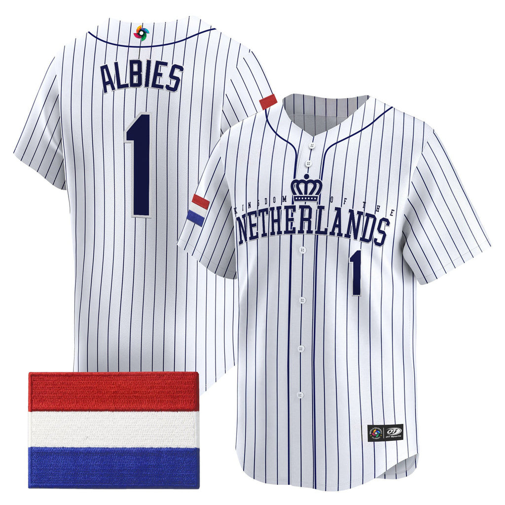 Men's Team Netherlands 2026 World Baseball Classic Vapor Premier Jersey - All Stitched