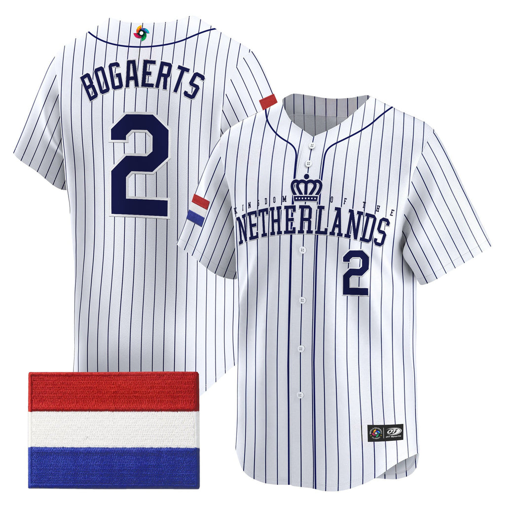 Men's Team Netherlands 2026 World Baseball Classic Vapor Premier Jersey - All Stitched